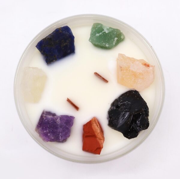 Velas de Cristal de Chakra  - Siete chakras - Imagen 2