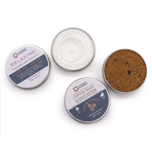 Kit de Cuidado 'Momentos Conscientes': Ácido Hialurónico, exfoliante corporal, sales de baño y crema - Imagen 3