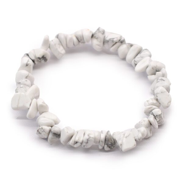 Pulsera de Piedras Preciosas - Jaspe blanco