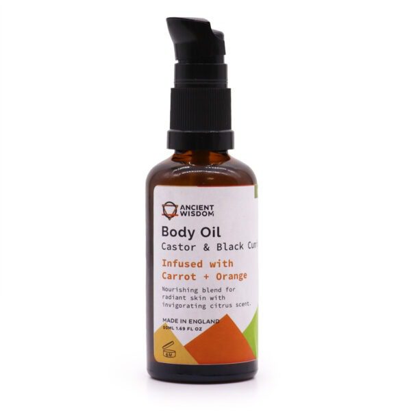 Aceite Corporal Organico 50 ml Revitalizante - Zanahoria y Naranja