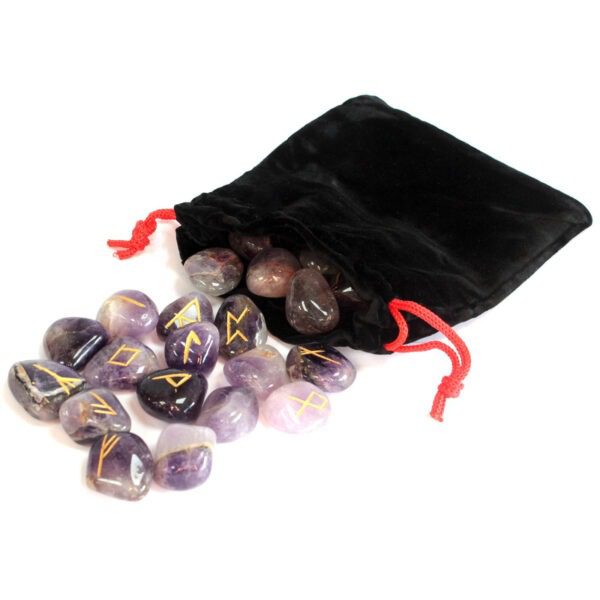 Piedras rúnicas artesanas - Amatista - Imagen 3