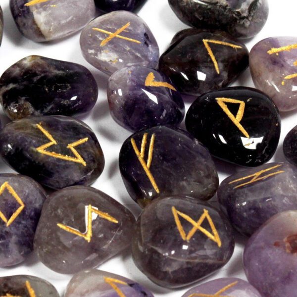 Piedras rúnicas artesanas - Amatista