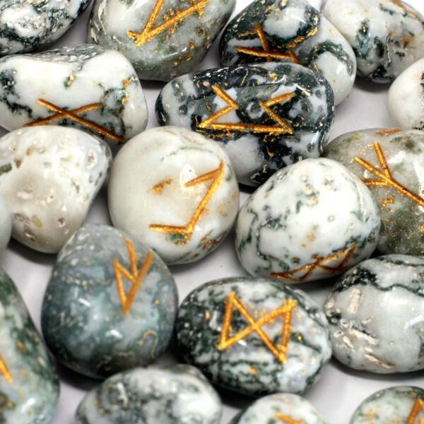 Piedras rúnicas artesanas - Árbol de ágata