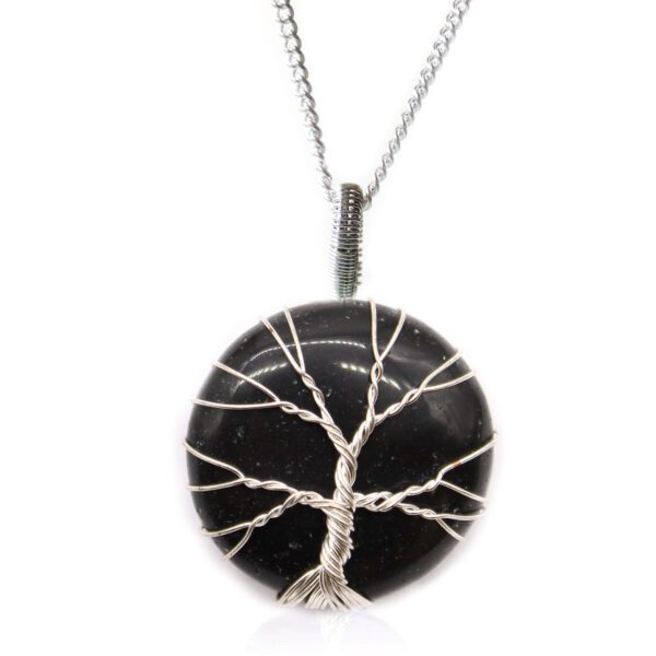 Collar Árbol de la Vida - Onix negro