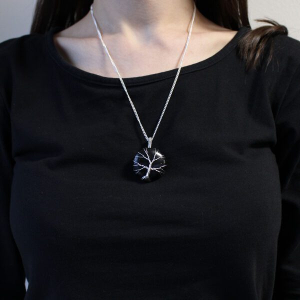 Collar Árbol de la Vida - Onix negro - Imagen 2