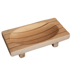 Jabonera Clásica madera caoba